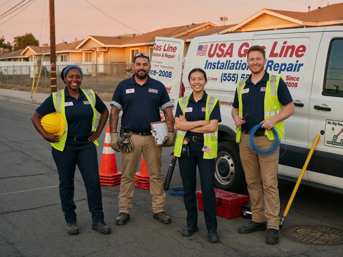 Gas Line Installation company in Mingo, IA